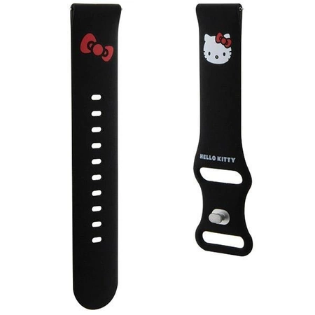 Hello Kitty Silicone Kitty Head strap universal 20mm - black