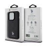 US Polo Assn. Case Yoke Pattern for iPhone 15 Pro Max - black