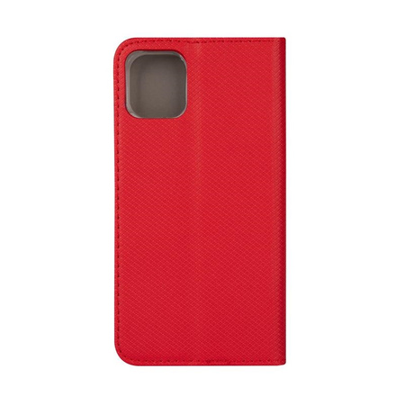 Etui OPPO A15S portfel z klapką Flip Magnet czerwone