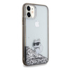 Karl Lagerfeld nakładka do iPhone 11 KLHCN61LKCNSK HC LIQ. GLITTER C transparentna