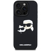 Schutzhülle IPHONE 16 PRO Karl Lagerfeld HC 3D Rubber Double Heads schwarz