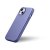 iCarer Case Leather Genuine Leather Case Cover for iPhone 14 Light Purple (WMI14220705-LP) (MagSafe Compatible)