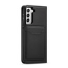 Magnet Card Case for Samsung Galaxy S22 + (S22 Plus) Pouch Wallet Card Holder Black