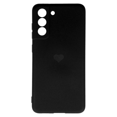 Vennus Silicone Heart Case do Samsung Galaxy S21 FE wzór 1 czarny