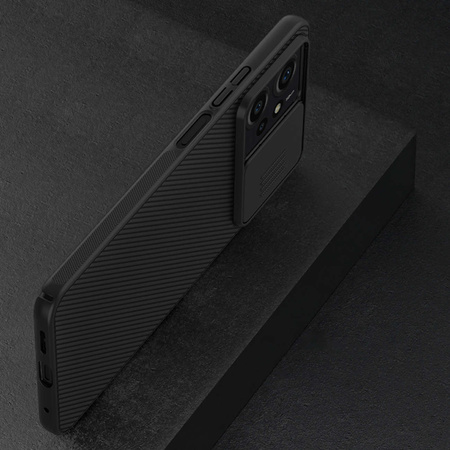 Xiaomi Redmi Note 12 armored case with camera cover Nillkin CamShield Case - black