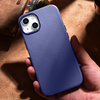 iCarer Case Leather genuine leather case cover for iPhone 14 Plus light purple (MagSafe compatible)