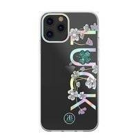 Kingxbar Lucky Series etui ozdobione oryginalnymi Kryształami Swarovskiego iPhone 12 mini przezroczysty (Luck)