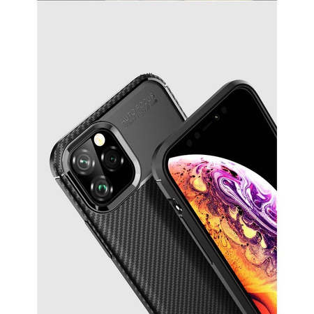 Case IPHONE 11 Armored Shockproof Carbon Fiber black