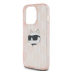 Karl Lagerfeld KLHCP14XHKLPCHP iPhone 14 Pro Max 6.7" różowy/pink hardcase IML Choupette Head & Monogram