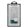 Guess GUHCP7GLUQBL iPhone 6/7/8 niebieski/blue hard case Liquid Glitter Party