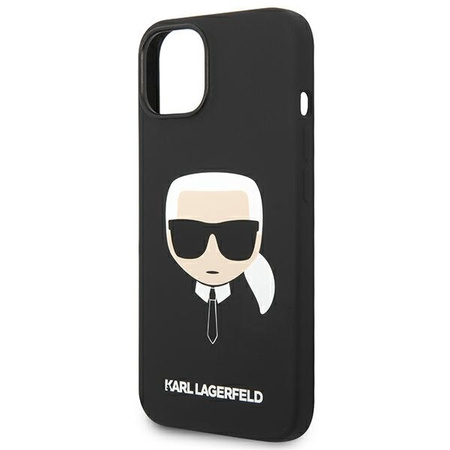 Karl Lagerfeld Silicone Ikonik Karl`s Head MagSafe - Etui iPhone 14 Plus (czarny)