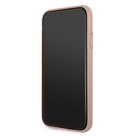 Guess GUHCN614GMGPI iPhone 11 6,1" różowy/pink hardcase 4G Big Metal Logo