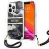 Guess GUHCP13LKCABBK iPhone 13 Pro / 13 6.1 &quot;black / black hardcase Camo Strap Collection