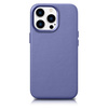 iCarer Case Leather genuine leather case for iPhone 14 Pro Max hellviolett (WMI14220708-LP) (MagSafe compatible)