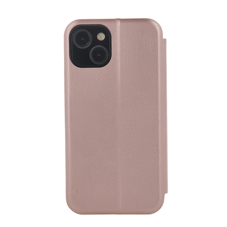 Etui Smart Diva do iPhone 16 6,1" różowo-złote