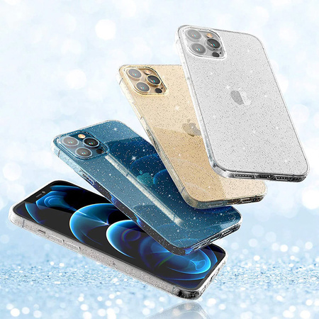 Crystal Glitter Case do Xiaomi Redmi 10C Srebrny