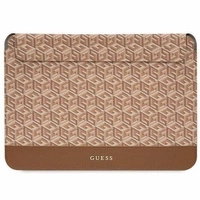 Guess GCube Stripes Tasche für einen 14-Zoll-Laptop – braun