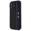 Original Case IPHONE 16 BMW Hardcase Silicone Hexagon Blue Line MagSafe (BMHMP16S23SHEB) black