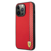 Ferrari FESAXHCP13XRE iPhone 13 Pro Max 6,7" czerwony/red hardcase On Track Carbon Stripe