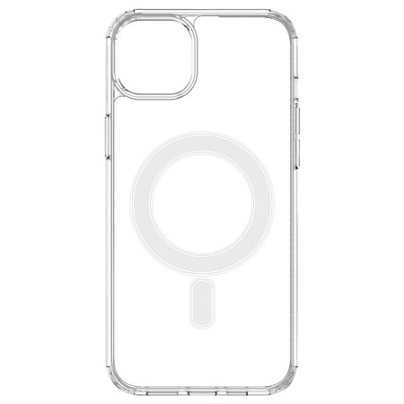 MagSafe iPhone 15 Plus Clear Magnethülle – transparent