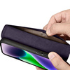 iCarer Wallet Case 2in1 case iPhone 14 Leather Flip Cover Anti-RFID dark purple (WMI14220725-DP)