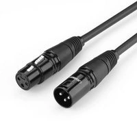 Ugreen przedłużacz kabel audio przewód mikrofonowy do mikrofonu XLR (żeński) - XLR (męski) 3 m (AV130)