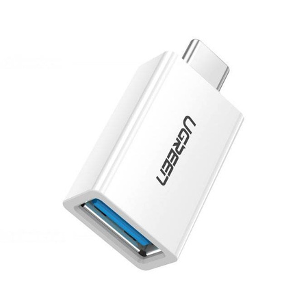 Ugreen adapter przejściówka OTG USB 3.2 Gen 1 (żeński) - USB Typ C (męski) biały (30155)