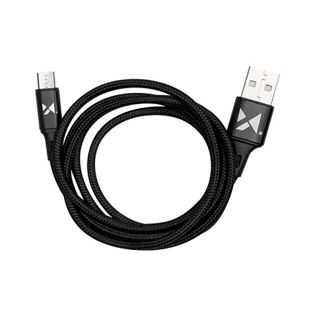 Wozinsky cable USB - microUSB 2,4A 1m black (WUC-M1B)