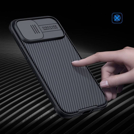 Nillkin CamShield Pro Case pancerne etui pokrowiec osłona na aparat kamerę iPhone 12 Pro / iPhone 12 czarny