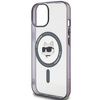 Karl Lagerfeld KLHMP15SHCHNOTK iPhone 15 6.1&quot; transparent hardcase IML Choupette`s Head MagSafe