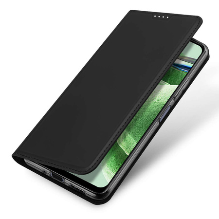 Dux Ducis Skin Pro case for Xiaomi Redmi Note 12 Pro+ flip cover card wallet stand black