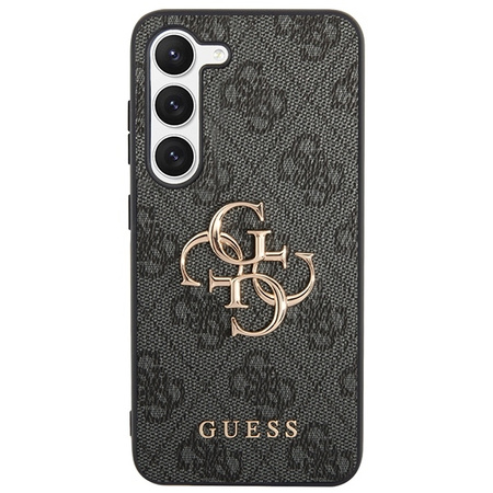 Guess 4G Big Metal Logo - Etui Samsung Galaxy S23 (szary)