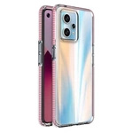 Spring Case etui Realme 9 Pro+ / Realme 9 silikonowy pokrowiec z ramką jasnoróżowe