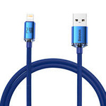 Baseus Crystal Shine Series Fast Charging Data Cable USB to iP 2.4A 1.2m Blue