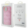 Guess GUHCP15SP4EPMP iPhone 15 6,1&quot; rosa/rosa Hardcase Leder 4G gestempelt