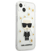 Karl Lagerfeld KLHCP13SHFLT iPhone 13 mini 5,4" przezroczysty/transparent Flower Ikonik Karl