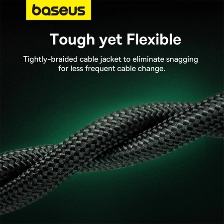 Baseus fast network cable RJ-45 cat.8 40Gbps 5m braided - black