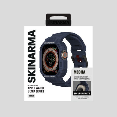 Skinarma pasek+etui Mecha 2in1 Apple      Watch 49mm granatowy/navy