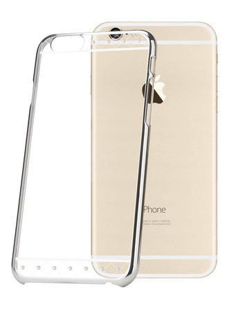 Etui X-FITTED Swarovski IPHONE 6+ Lace srebrne PPLSS