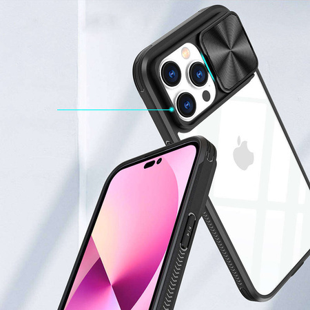 Case APPLE IPHONE 15 PLUS Camslider black