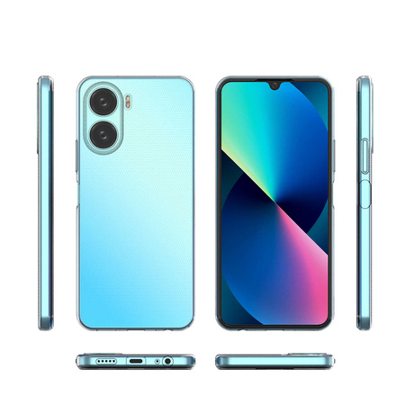 Ultra Clear 0.5mm etui do Vivo Y16 / Vivo Y02s cienki pokrowiec przezroczyste