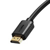 Baseus kabel przewód HDMI 2.0 4K 60 Hz 3D HDR 18 Gbps 3 m czarny (CAKGQ-C01)