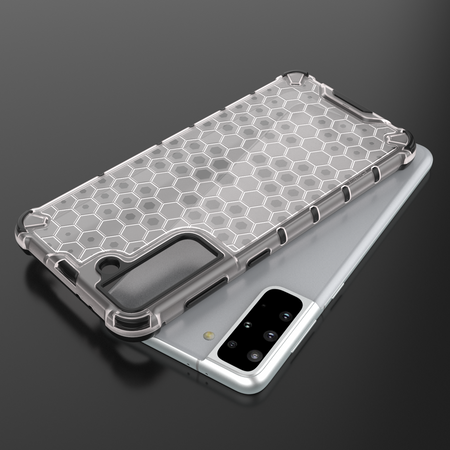 Honeycomb etui pancerny pokrowiec z żelową ramką Samsung Galaxy S22+ (S22 Plus) przezroczysty