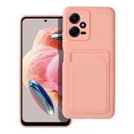 Futerał CARD CASE do XIAOMI Redmi NOTE 12 5G różowy