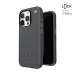 Speck Presidio2 Pro ClickLock & MagSafe - Etui iPhone 15 Pro (Charcoal Grey / Cool Bronze)