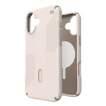 Speck Presidio2 Grip ClickLock & MagSafe - Etui iPhone 16 Plus (Bleached Bone / Heirloom Gold / Hazel Brown)