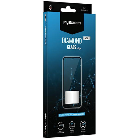 Szkło Hartowane 5D IPHONE 13 PRO MAX MyScreen DIAMOND GLASS LITE edge Full Glue czarne