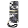 Guess nakładka do iPhone 13 6,1&quot; GUHCP13MKCABBK czarny hard case Camo Strap Collection