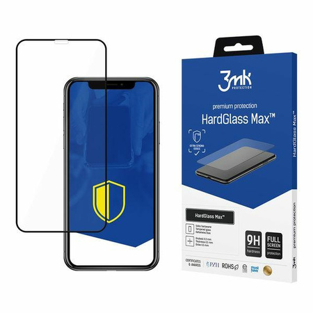 Szkło hartowane 3MK Hard Glass Max IPHONE 11 czarne