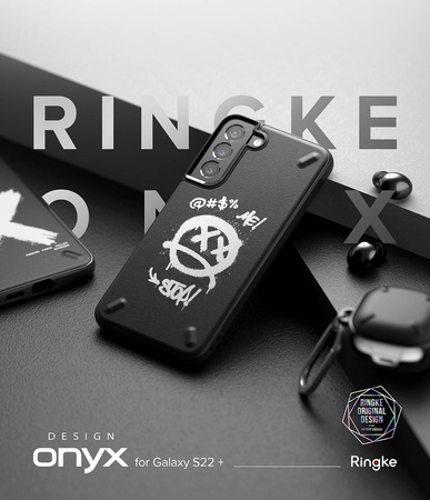 Ringke Onyx Design Durable Cover Case für Samsung Galaxy S22+ (S22 Plus) schwarz (X) ()